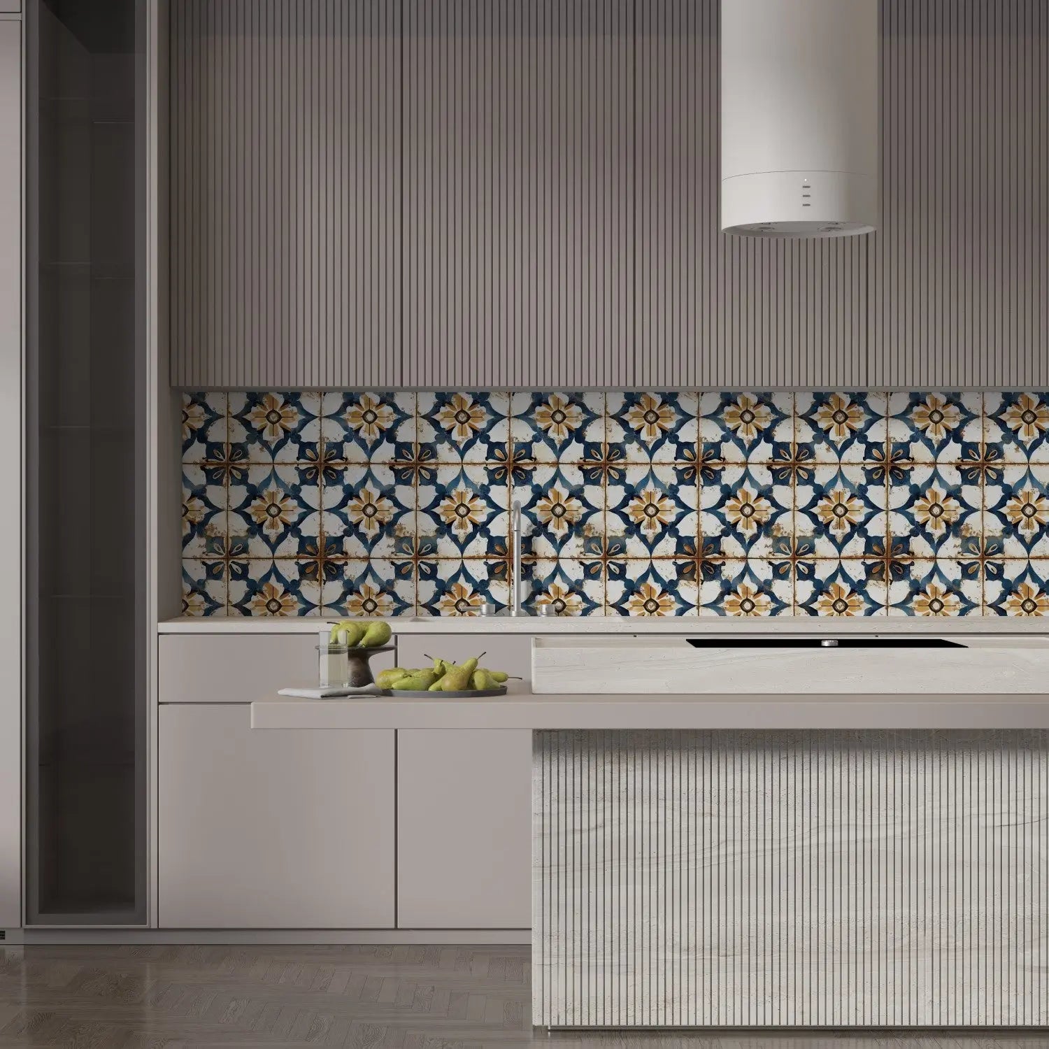 Valencia Sunburst Weathered Tile WallCreatives