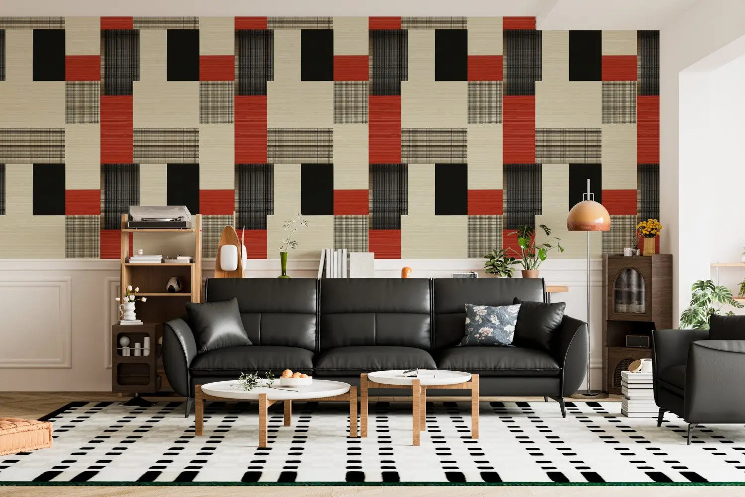 Modernist Gridwork Canvas WallCreatives