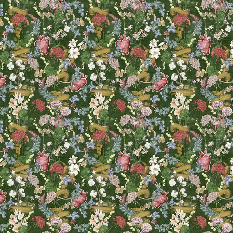 Queen's Heart (Green) Wallpaper Vladila