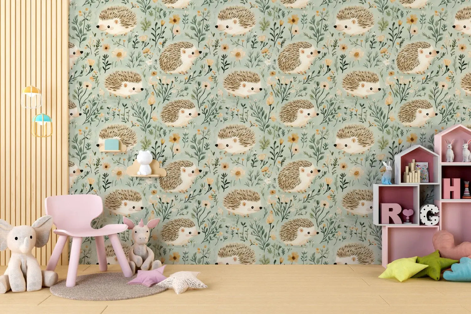 Hedgehog's Meadow Whimsy WallCreatives