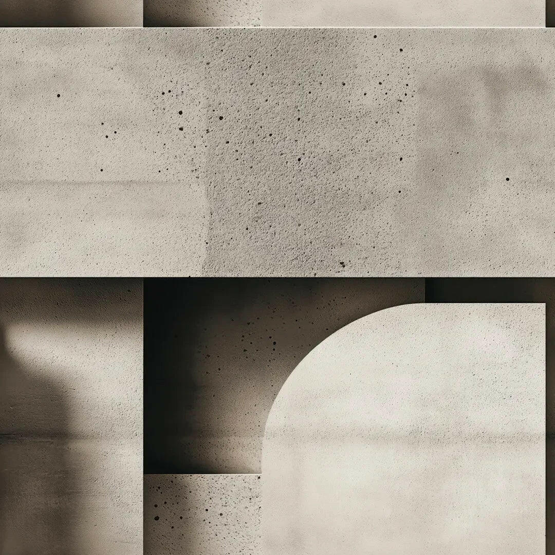 Urban Concrete Forms Mural - WallCreatives