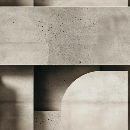 Urban Concrete Forms Mural - WallCreatives