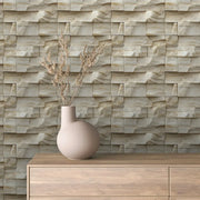 Ivory Canyon Sculpted Stone - WallCreatives