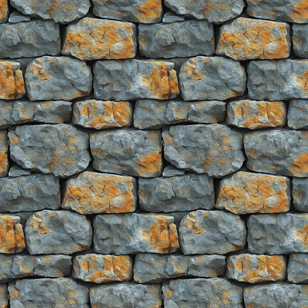 highland slate & ochre wall - wallcreatives