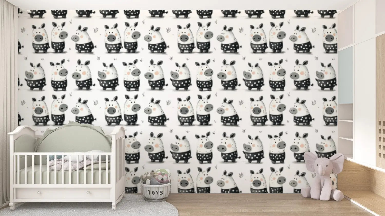 Playful Polka Dot Pals WallCreatives