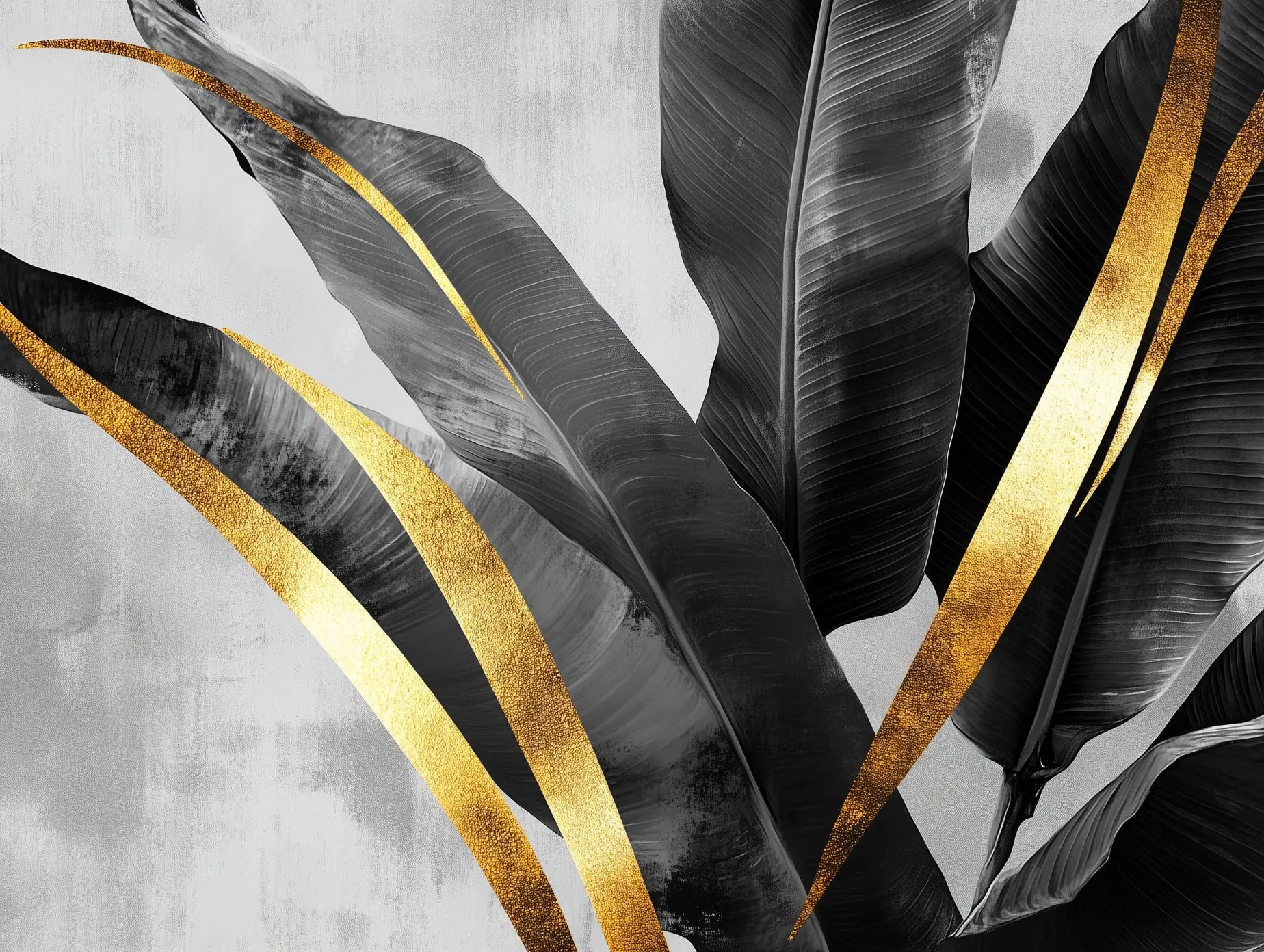 Gilded Jungle Nightfall - WallCreatives