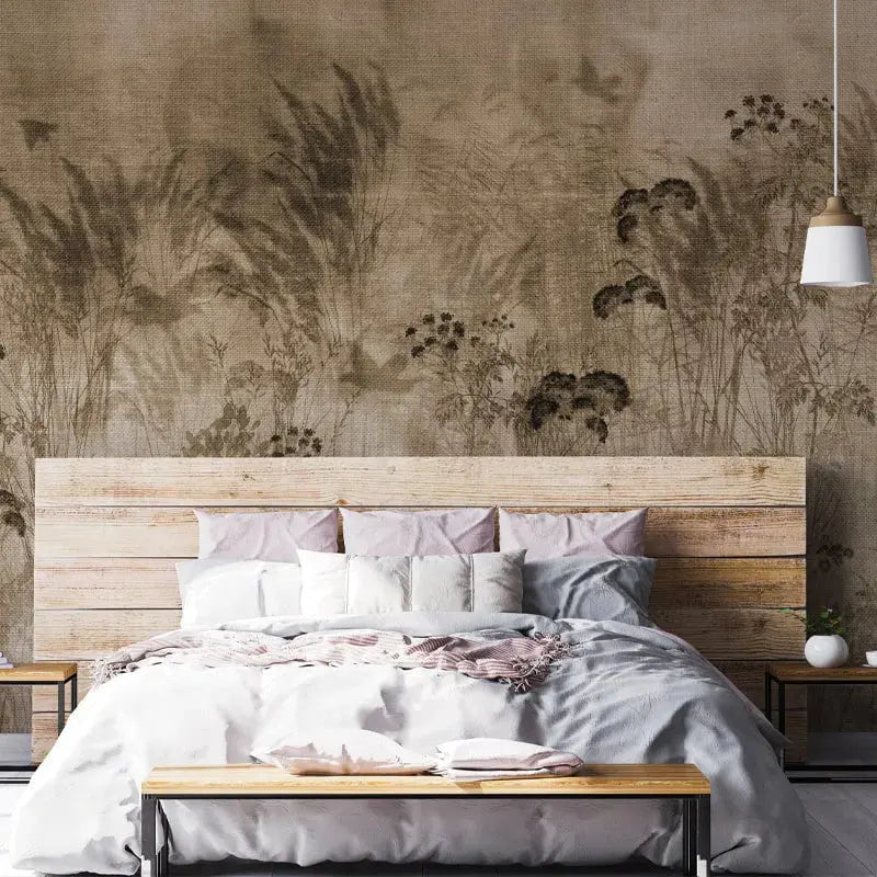 Bright Greenery Sepia Wallpaper Vladila