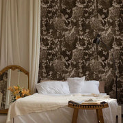 Majestic Memoir Dark Brown Wallpaper Vladila