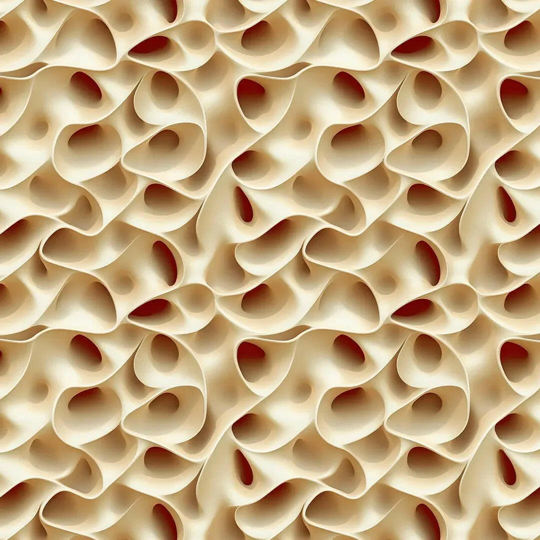 Sculpted Ivory Flow - WallCreatives