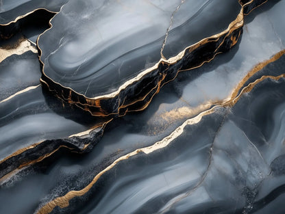 Midnight Kintsugi Fracture - WallCreatives
