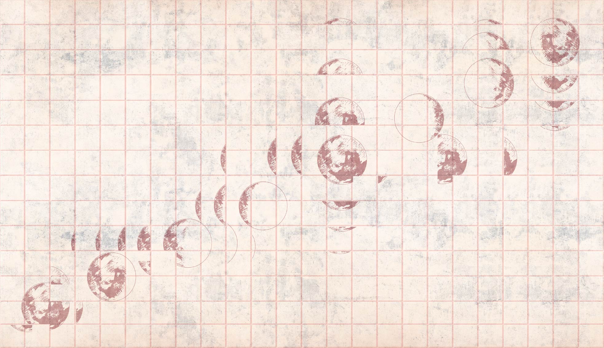 Tapet Lunar Reverie Rose WallCreatives