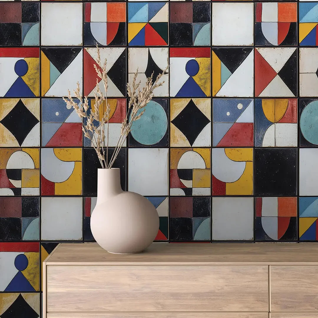 Modernist Form Study Grid - WallCreatives