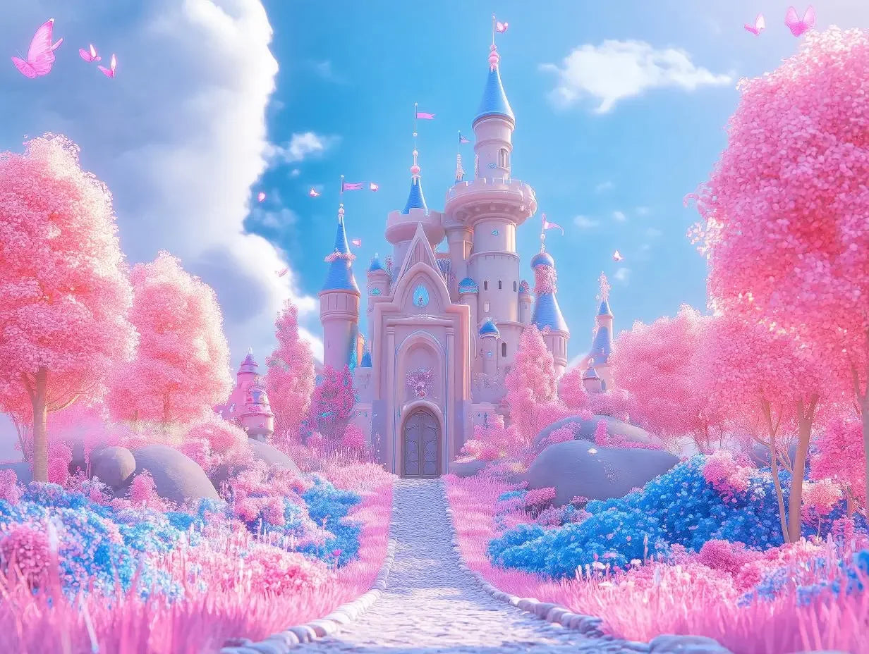 pastel fairytale kingdom - wallcreatives