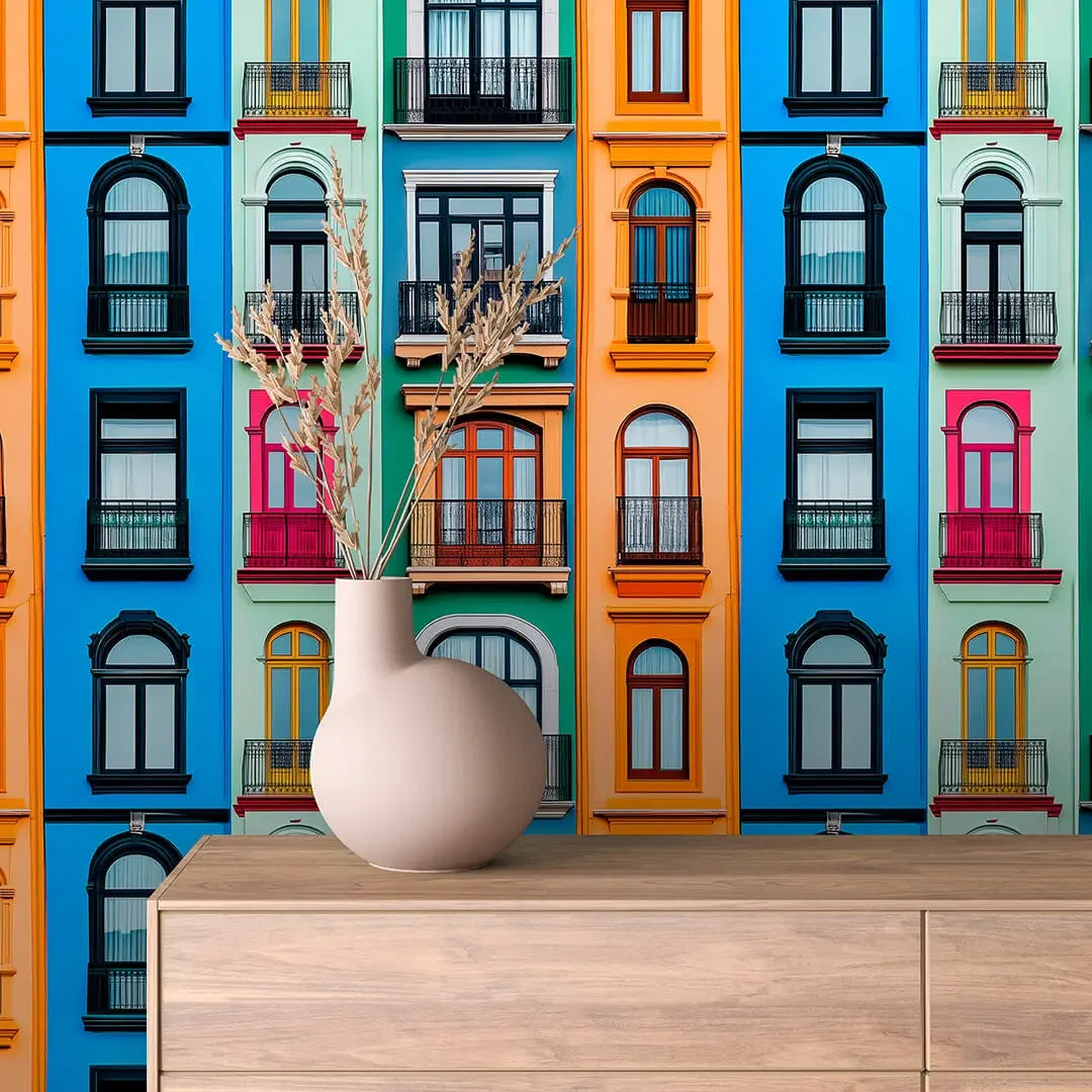 Portals to a Colorful City - WallCreatives