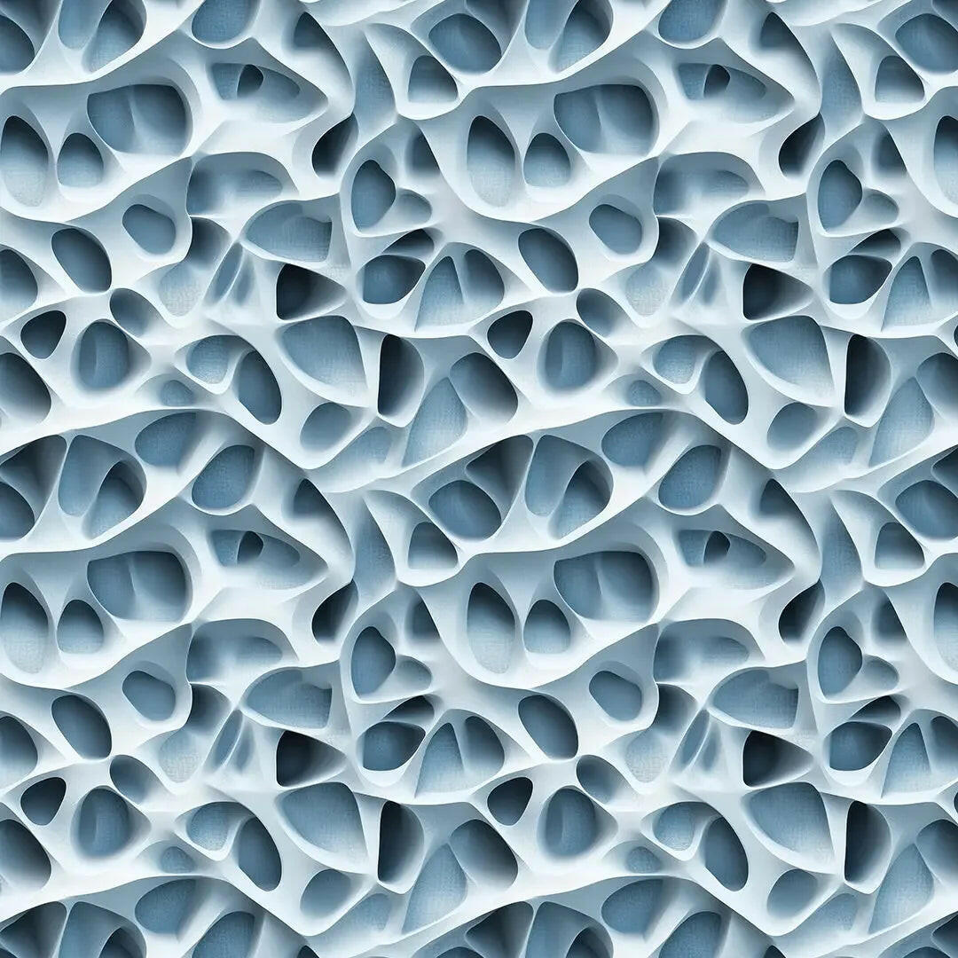 Arctic Strata Sculptural Wallpaper - WallCreatives