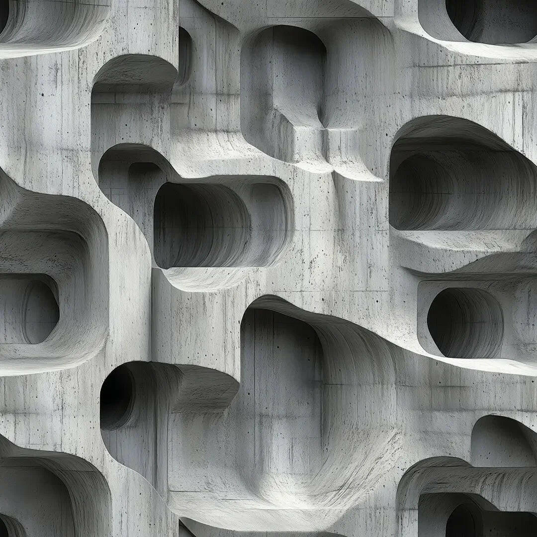 Sculpted Concrete Labyrinth - WallCreatives