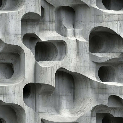 Sculpted Concrete Labyrinth - WallCreatives