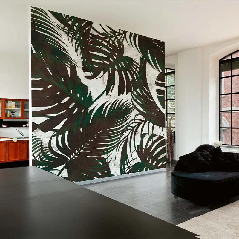 Leaves Original Marble Wallpaper Vladila