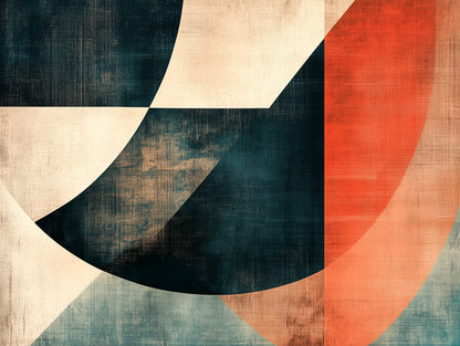 Eclipsed Horizon Abstract Mural