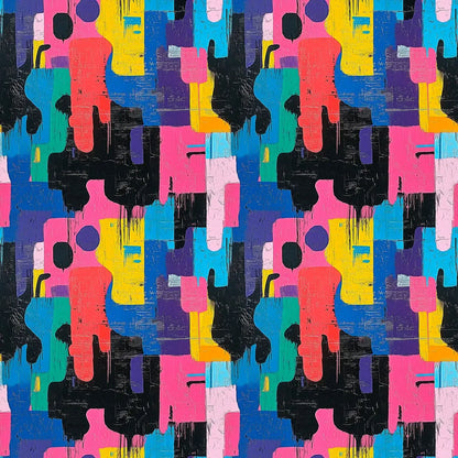 Urban Pop Canvas Wallpaper - WallCreatives