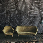 Grey Philodendron Wallpaper Vladila