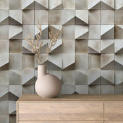 Architectural Shadow Block Mural - WallCreatives