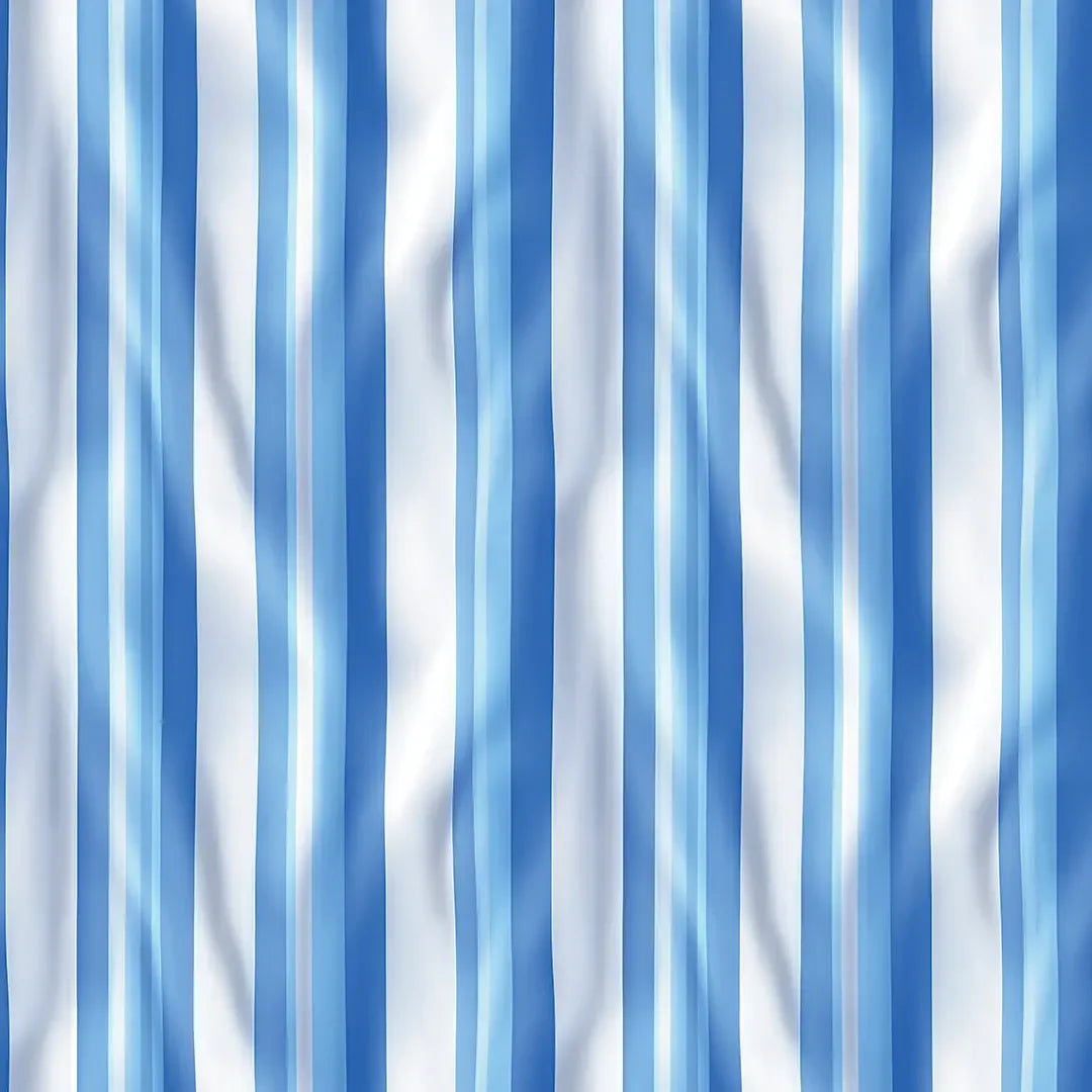 Ocean Breeze Rippling Stripes Wallpaper - WallCreatives