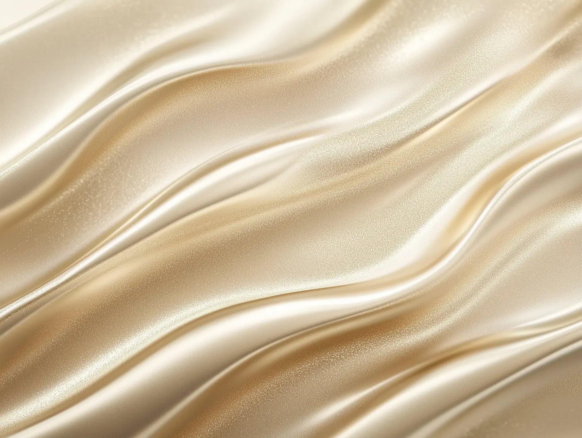 Whispering Gold Satin Waves - WallCreatives