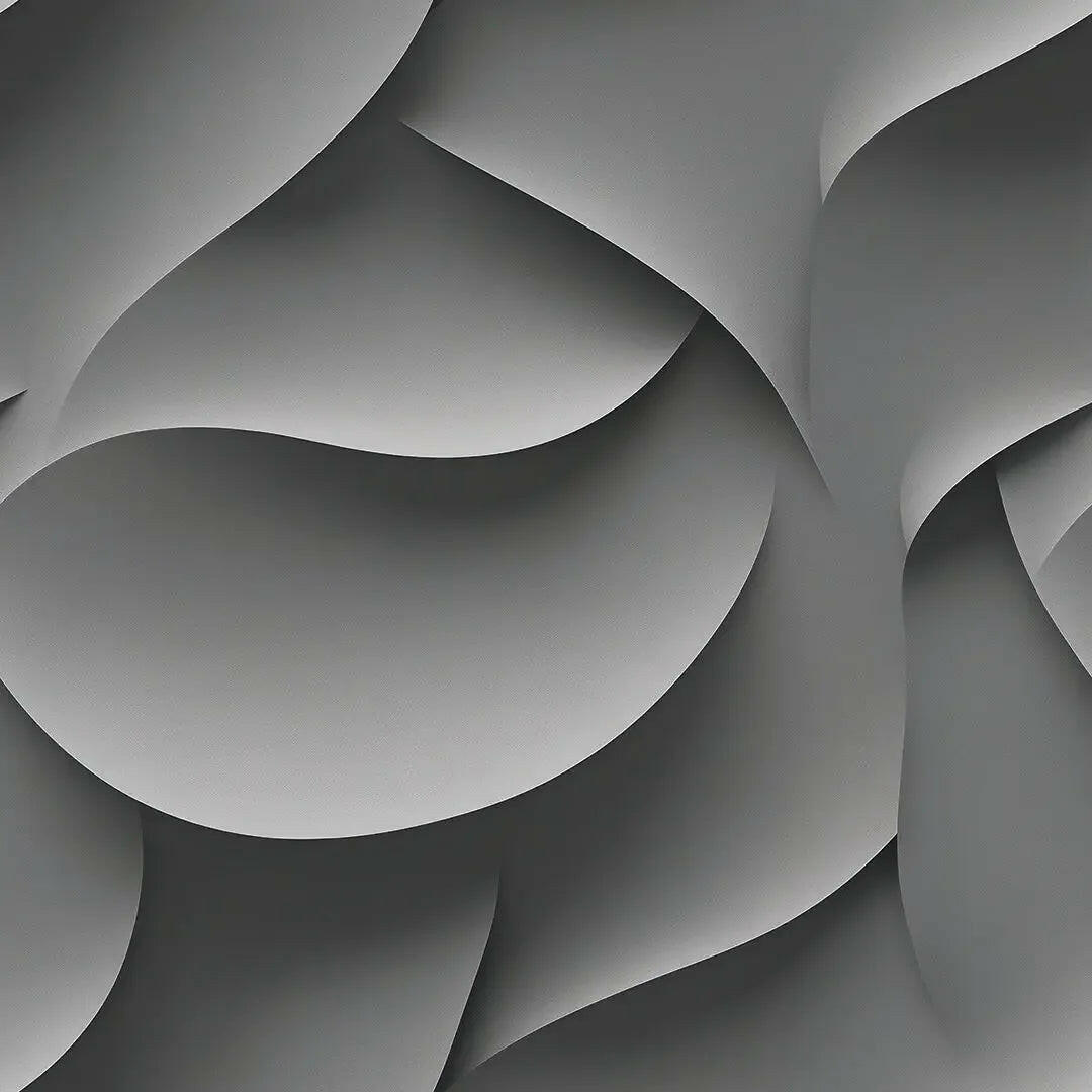 Echoing Curves Monochrome Wallpaper - WallCreatives