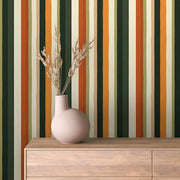 Rustic Canyon Stripe Wallpaper - WallCreatives