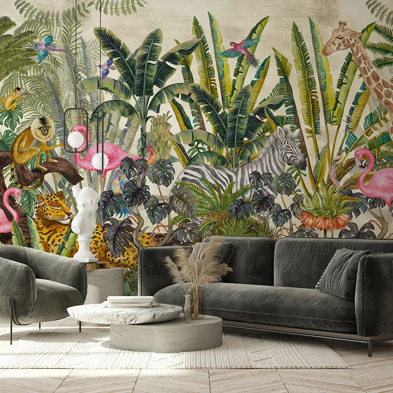 Jungleful (bright) Wallpaper Vladila