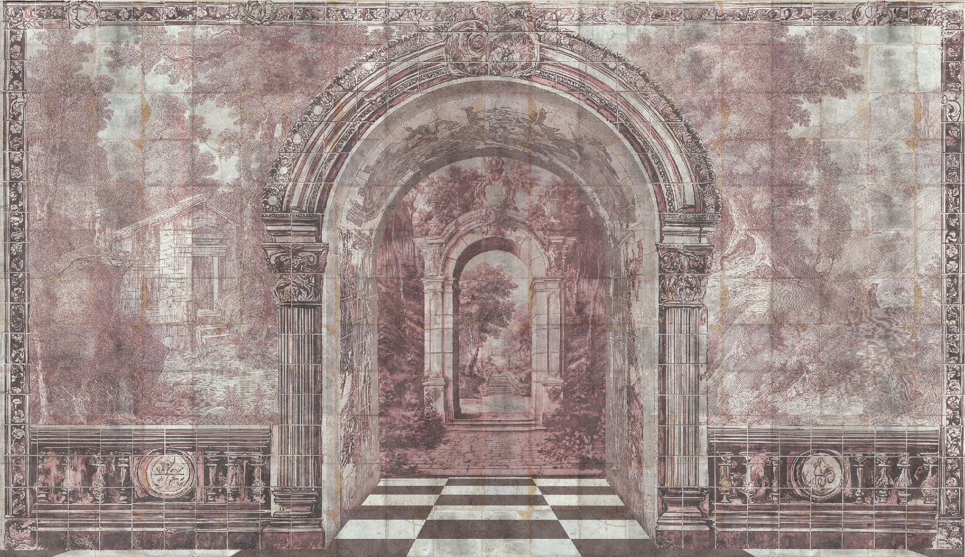 Tapet Imperial Passage rose WallCreatives
