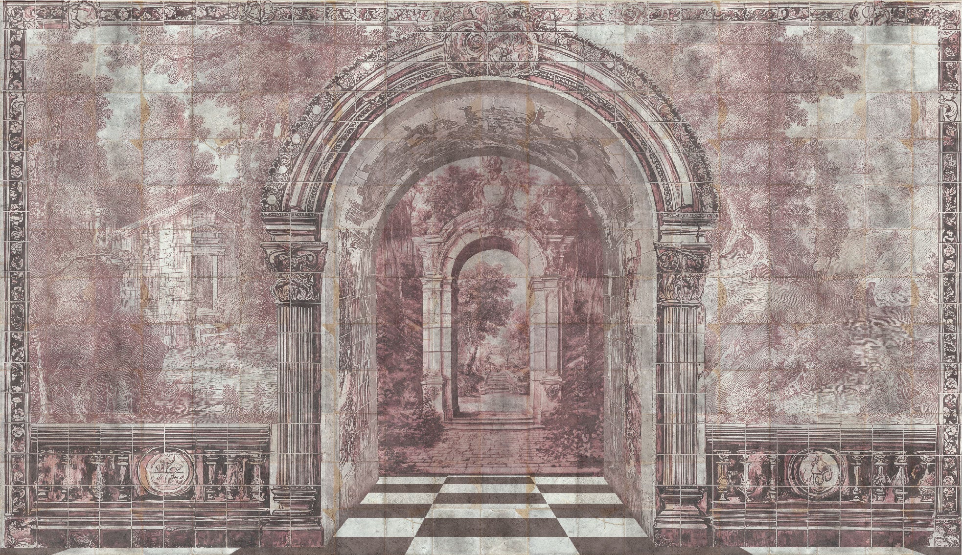 Tapet Imperial Passage rose WallCreatives