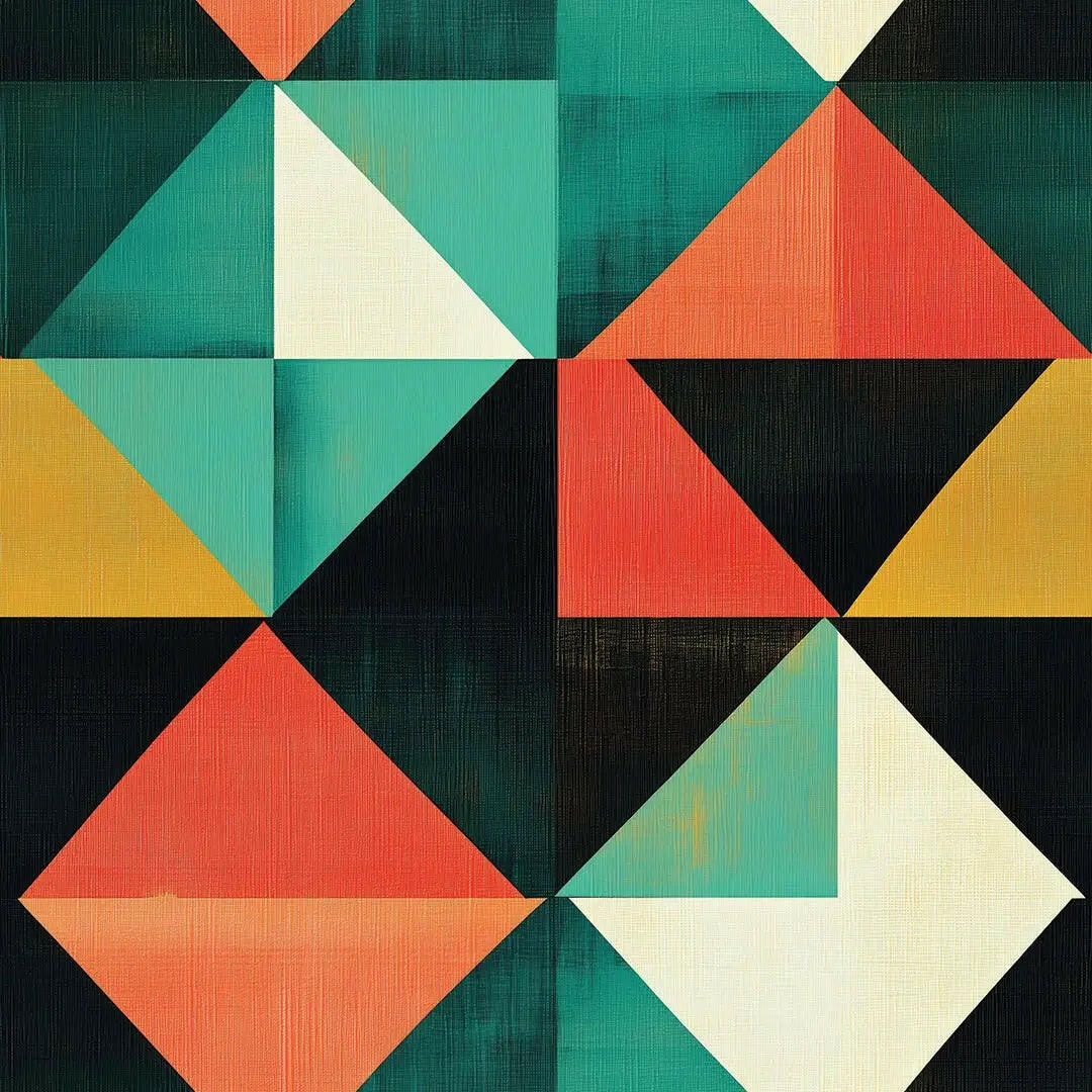 Catalina Geometric Prism - WallCreatives