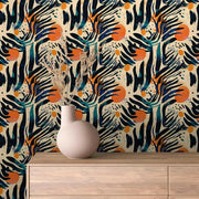 Terra Cotta Jungle Dance - WallCreatives