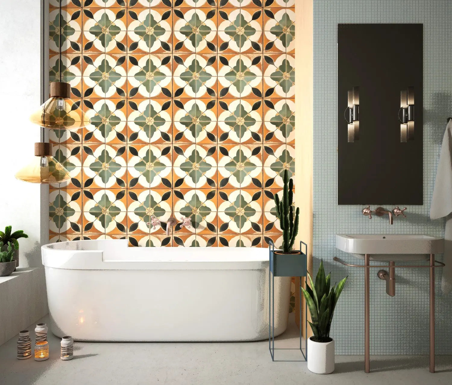 Catalan Sunburst Tile WallCreatives