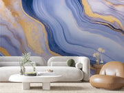Gilded Azure Agate - WallCreatives