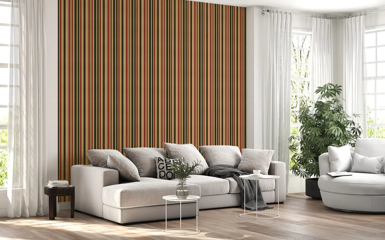 Kensington Manor Stripe WallCreatives
