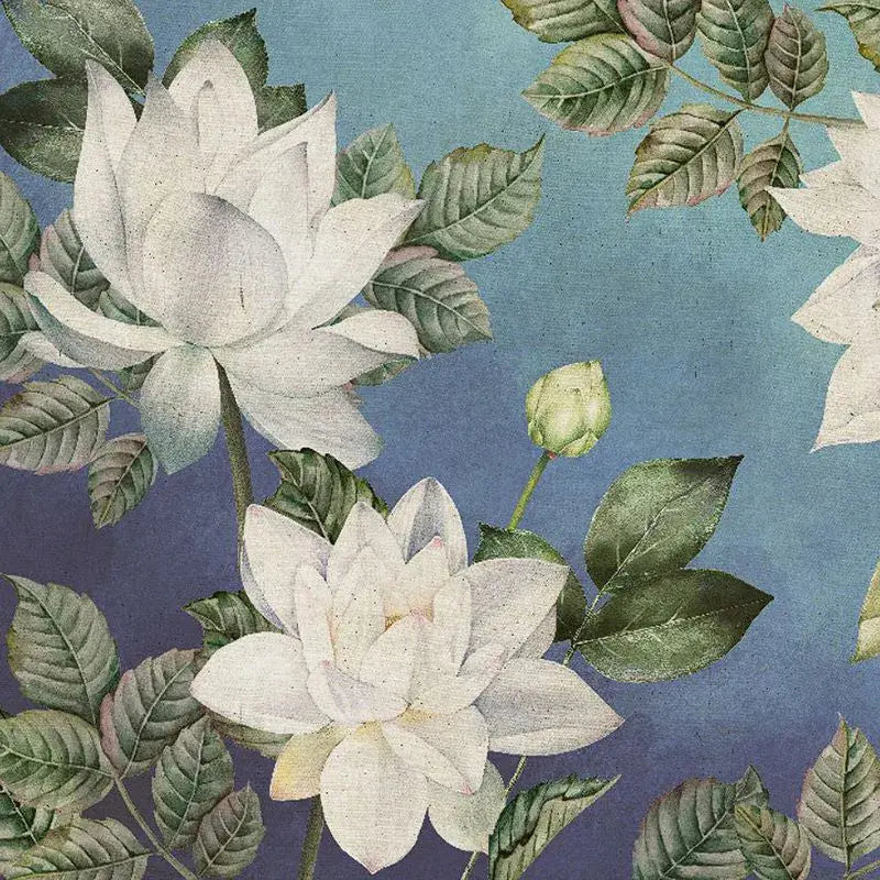 White Floret Wallpaper Vladila