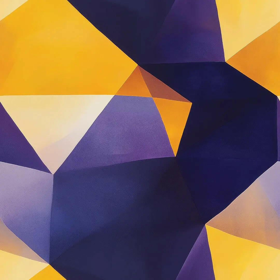 Golden Amethyst Geo Wallpaper - WallCreatives