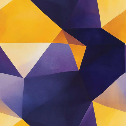 Golden Amethyst Geo Wallpaper - WallCreatives