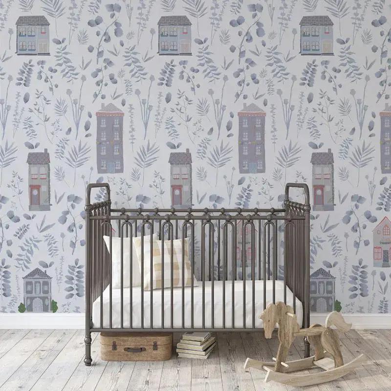 Blue leaves Wallpaper Vladila