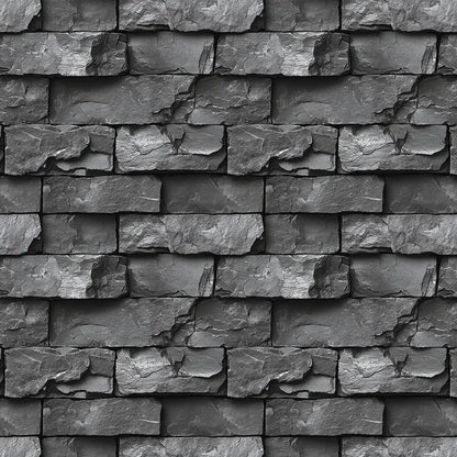 Charcoal Ledge Stone Wall - WallCreatives