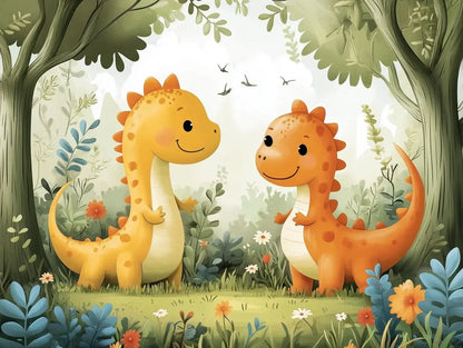 Dino Buddies Forest Adventure - WallCreatives