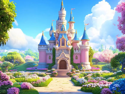 Fairytale Kingdom in Full Bloom - WallCreatives