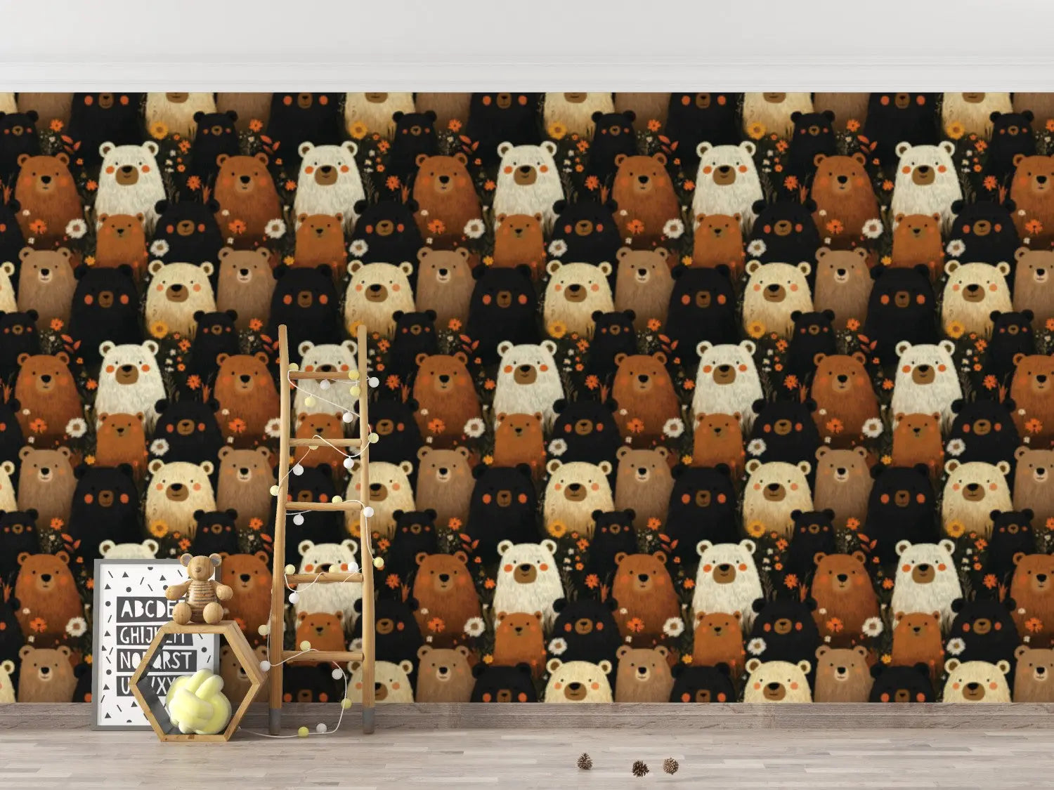 Woodland Bear Jamboree WallCreatives