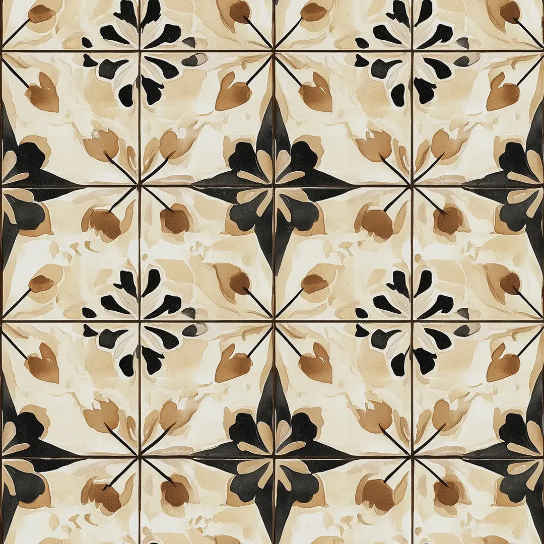 Tuscan Sunburst Heritage Tile - WallCreatives