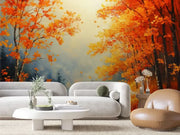 Whispers of an Amber Forest - WallCreatives