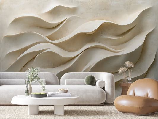 Whispering Sand Waves Mural