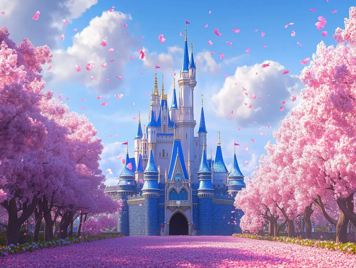 Enchanted Cherry Blossom Kingdom - WallCreatives